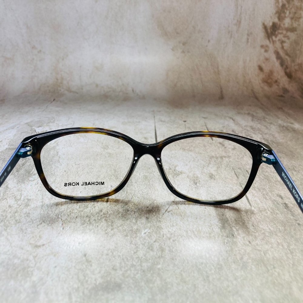 Michael Kors Rectangular Brown Eyeglasses Glasses Frames NWOT - Picture 4 of 11